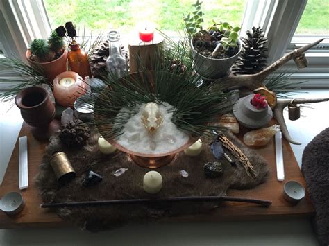 Witchy winter solstice decorations